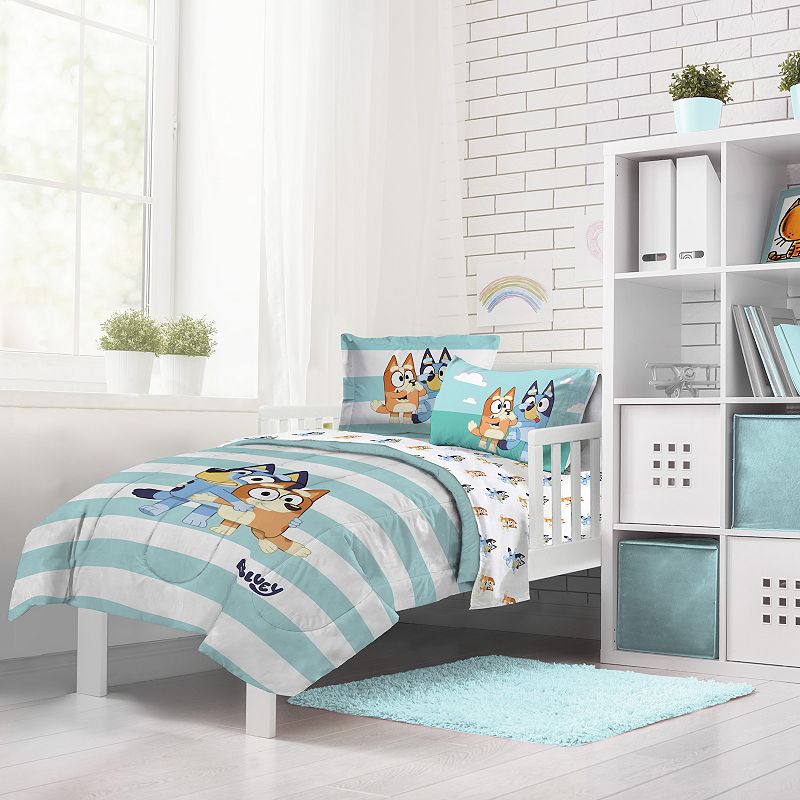 Bluey & Bingo Toddler Bedding Set, Multicolor