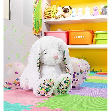 Easter Bunny Plush Toy with Floppy Ears, Stuffed Animal (14 in)