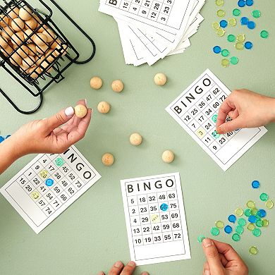 Paper Bingo Cards for Adults, 001-180 Different Paper Sheets, 6x4 In