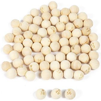 Mini Bingo Balls for Rotary Cage (0.6 in 75 Pieces)