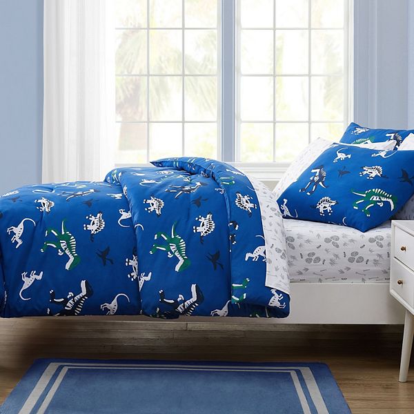 Olivia & Finn Extinct Dino Full Size Bed in a Bag Set