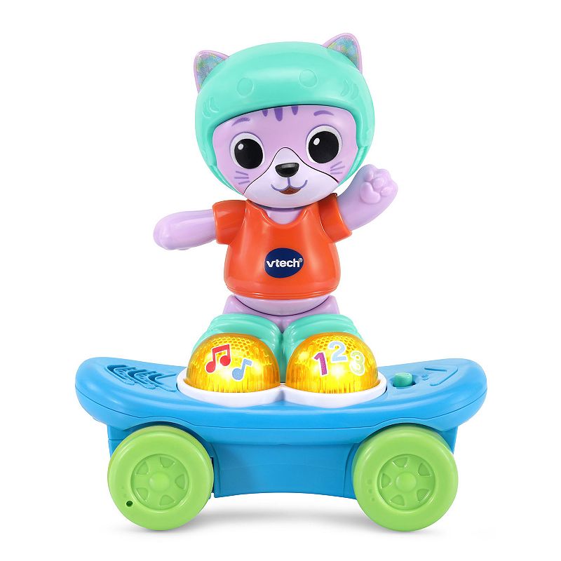 EAN 3417765609008 product image for VTech Pull Back Skater Cat Toy, Multi | upcitemdb.com