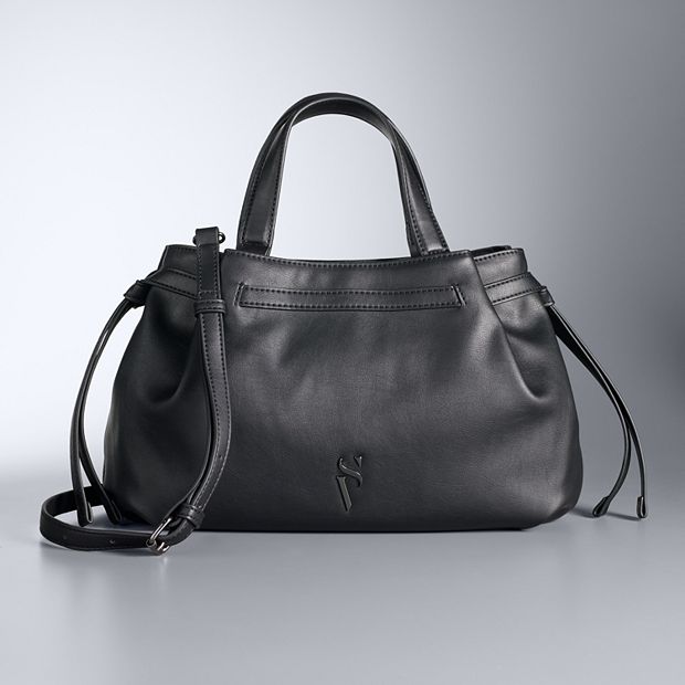 Simply Vera Vera Wang Alani Drawstring Satchel Crossbody Bag