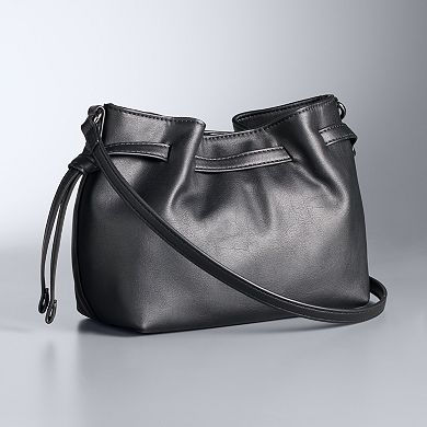 Simply Vera Vera Wang Melea Drawstring Crossbody Bag