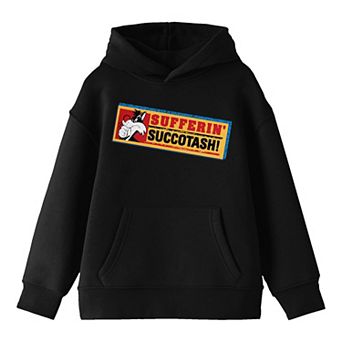 Boys 8-20 Looney Tunes Sufferin Pullover Hoodie