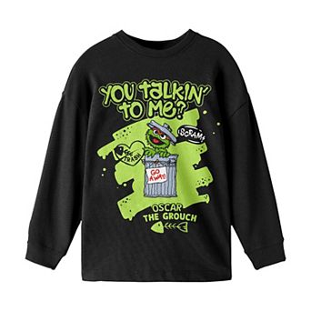 Boys 8-20 Sesame Street Oscar Sweatshirt