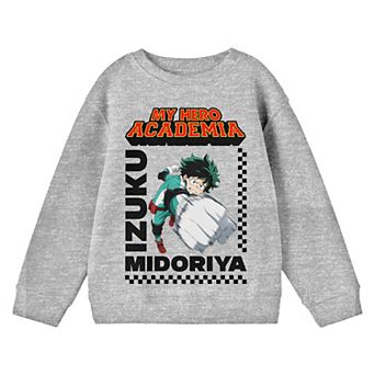 Boys 8-20 My Hero Academia Izuku Punch Long Sleeve Graphic Tee