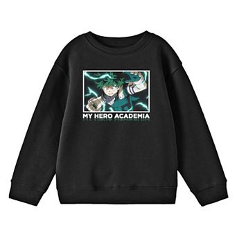 Boys 8-20 My Hero Academia Deku Long Sleeve Graphic Tee