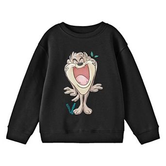Boys 8-20 Looney Tunes Taz Being Happy Long Sleeve Graphic Tee