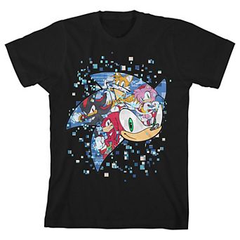 Boys 8-20 Sonic The Hedgehog Digital Mind Graphic Tee