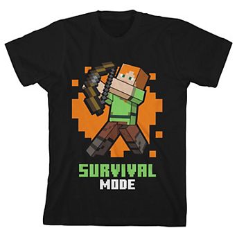 Boys 8-20 Minecraft Alex Survival Mode Graphic Tee