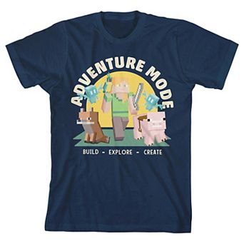 Boys 8-20 Minecraft Alex Fox Graphic Tee