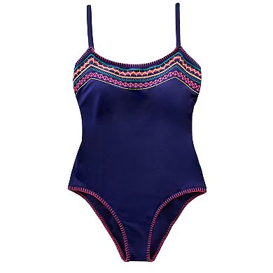 Women's Freshwater Lace-Up Back One-Piece Swimsuit