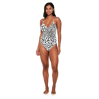 Women's Freshwater Sash Crossover One-Piece Swimsuit