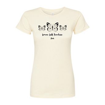 Juniors' Barbie Brave Bold Fitted Tee
