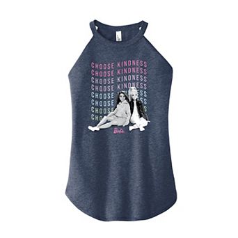 Juniors' Barbie Choose Kindness High Neck Tank Top