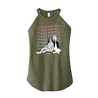 Juniors' Barbie Choose Kindness High Neck Tank Top