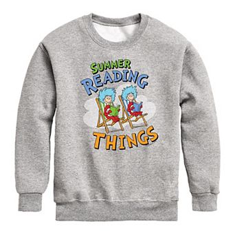 Boys 8-20 Dr. Seuss Summer Reading Graphic Fleece Pullover