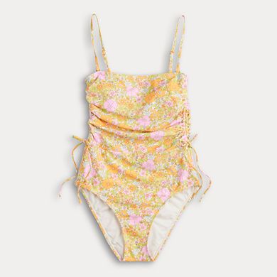 Juniors' Ninety-Nine° Bandeaukini One-Piece Swimsuit