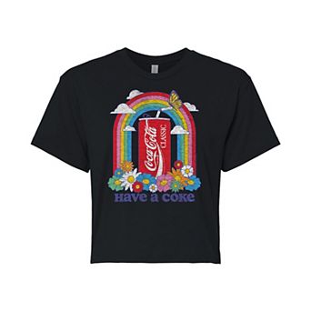 Juniors' Coca-Cola Have A Coke Cropped Graphic Tee