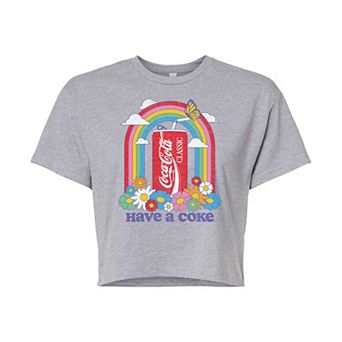 Juniors' Coca-Cola Have A Coke Cropped Graphic Tee