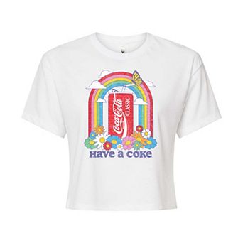 Juniors' Coca-Cola Have A Coke Cropped Graphic Tee