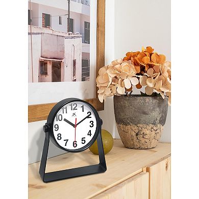 Infinity Instruments 6-in. Round Tabletop Clock