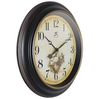 Infinity Instruments 15.75-in. Round Wall Clock