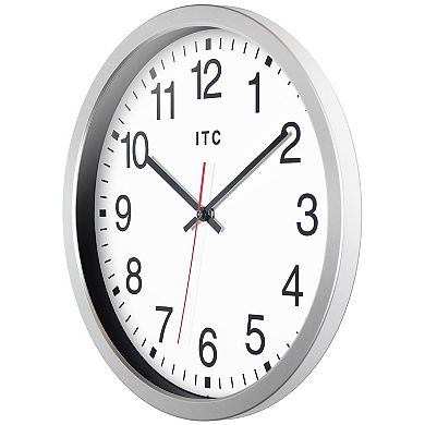 Infinity Instruments 14-in. Round Wall Clock with Silent Movement