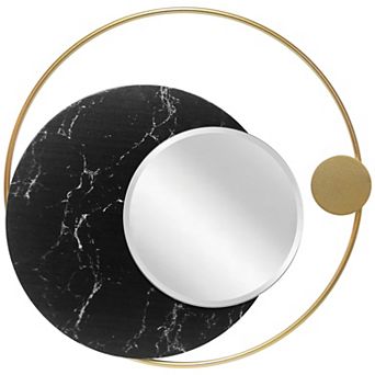 Infinity Instruments 19.5 in Round Wall Mirror