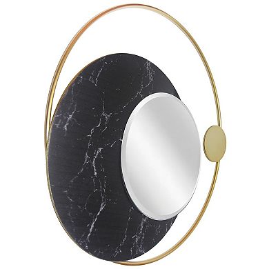Infinity Instruments 19.5-in. Round Wall Mirror