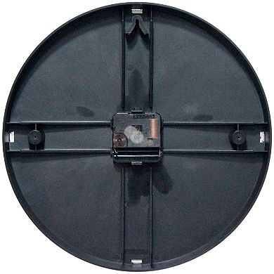 Infinity Instruments 12-in. Round Wall Clock with Silent Movement