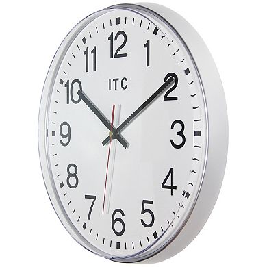 Infinity Instruments 12-in. Round Wall Clock with Silent Movement