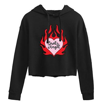 Juniors' Bratz Angel Cropped Hoodie