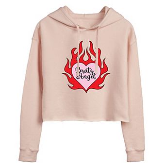 Juniors' Bratz Angel Cropped Hoodie