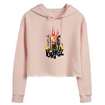 Juniors' Bratz Scortchin Cropped Hoodie