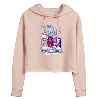 Juniors' Bratz Two Thousand One Cropped Hoodie