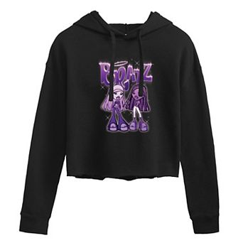 Juniors' Bratz Cropped Hoodie