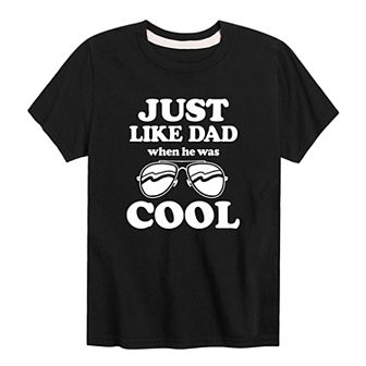 Boys 8-20 Just Like Dad Graphic Tee