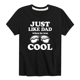Boys 8-20 Just Like Dad Graphic Tee