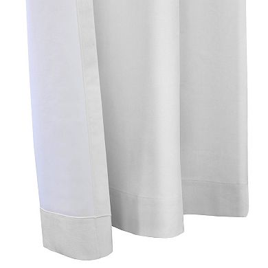 Myne Decor Weathermate Topsions Curtain Panel Pair each 40 x 84 in White