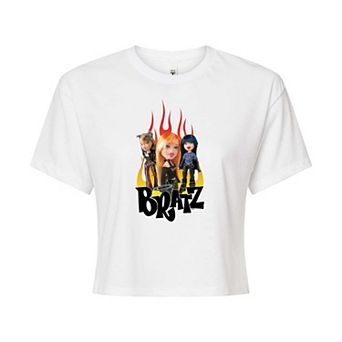Juniors' Bratz Scortchin Cropped Tee