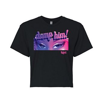 Juniors' Bratz Dump Him Cropped Tee