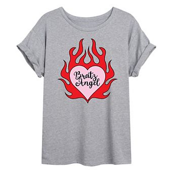 Juniors' Bratz Angel Oversized Tee