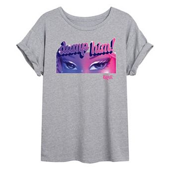 Juniors' Bratz Dump Him Oversized Tee