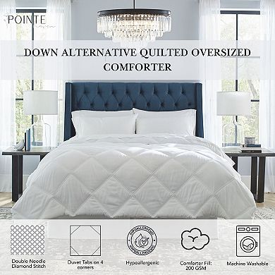 Pointehaven Down-Alternative Quilted Oversized Comforter