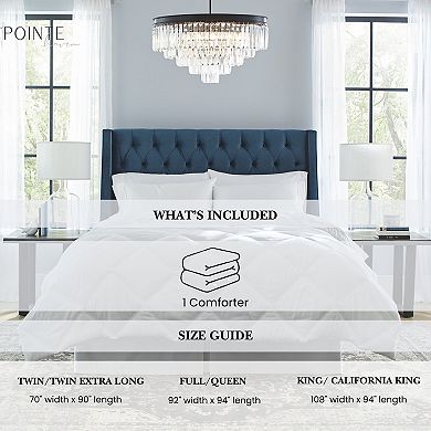 Pointehaven Down-Alternative Quilted Oversized Comforter