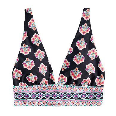 Women's Freshwater Banded Triangle Bikini Top
