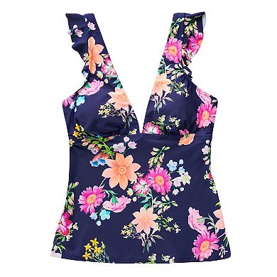 Women's Freshwater Ruffled Sleeve Tankini Top