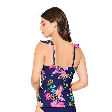 Women's Freshwater Ruffled Sleeve Tankini Top